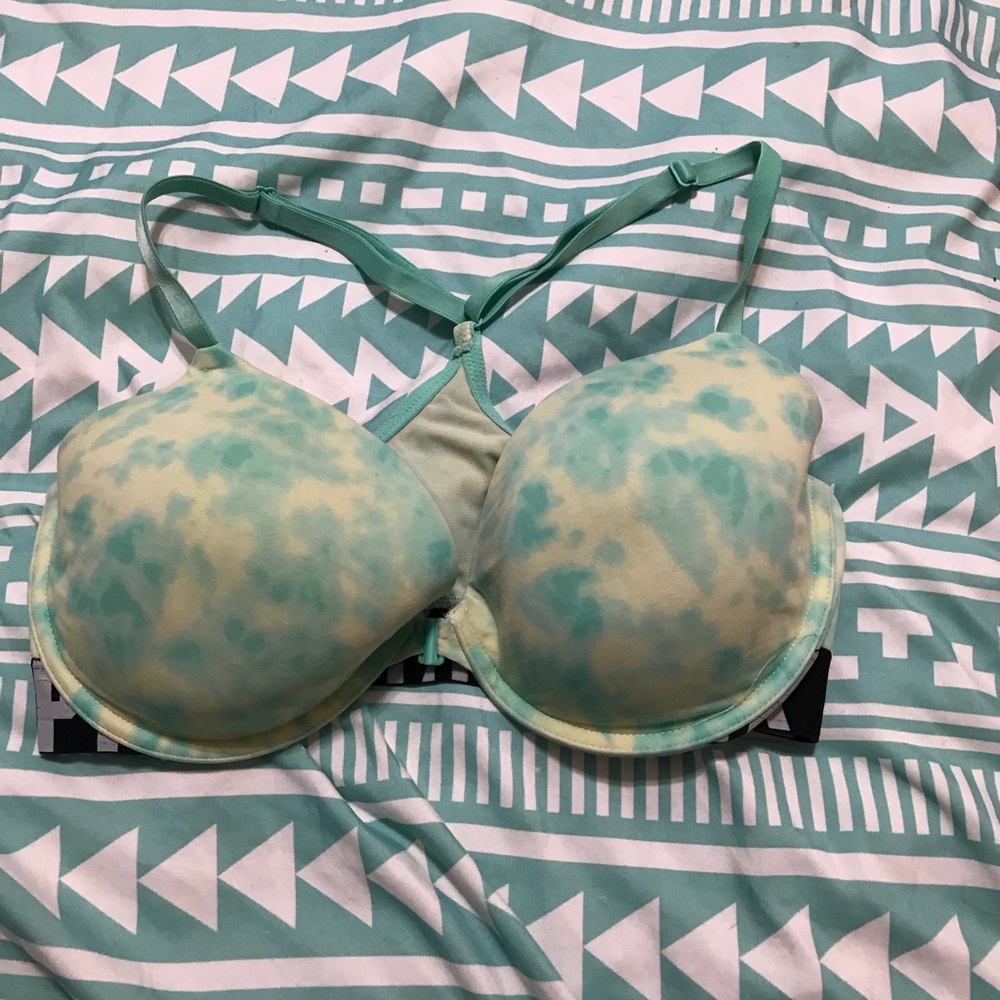 Tye-dye racerback bra